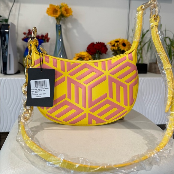 NO OFFERS ✨MCM mini crescent hobo bag ✨ - Picture 3 of 13